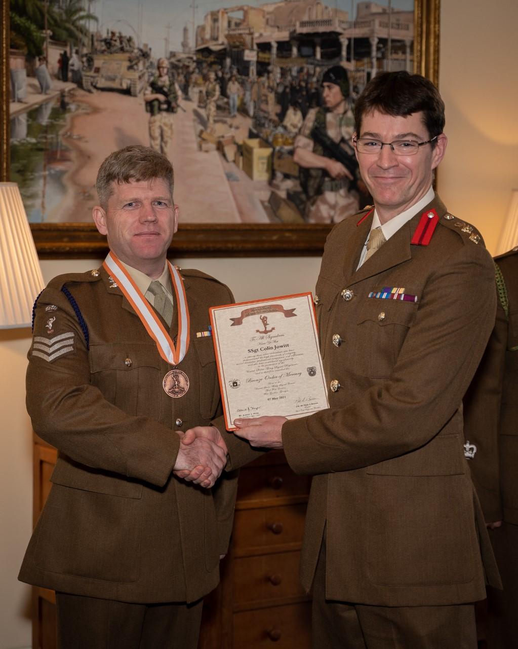 Presentation of the Bronze Order of Mercury